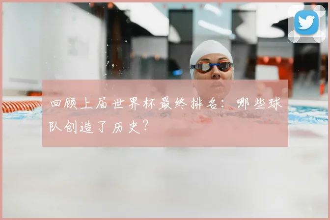 回顾上届世界杯最终排名:哪些球队创造了历史?